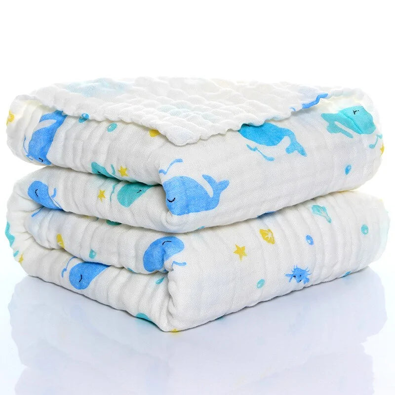 100% Organic Muslin Baby Blanket