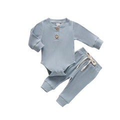 Infant and Toddler Ribbed Cotton Blend Lounge Set