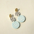 Handmade Clay Statement Earrings