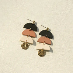 Handmade Clay Statement Earrings