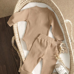 Infant and Toddler Ribbed Cotton Blend Lounge Set