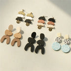 Handmade Clay Statement Earrings